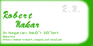robert makar business card